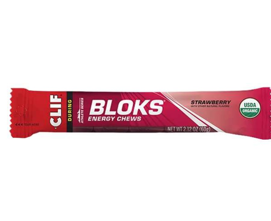 Essentials * | Clif Bar & Company Bloks Strawberry Clif-118062