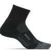 Essentials * | Feetures Merino Cushion Quarter Sock Feet-Em20162