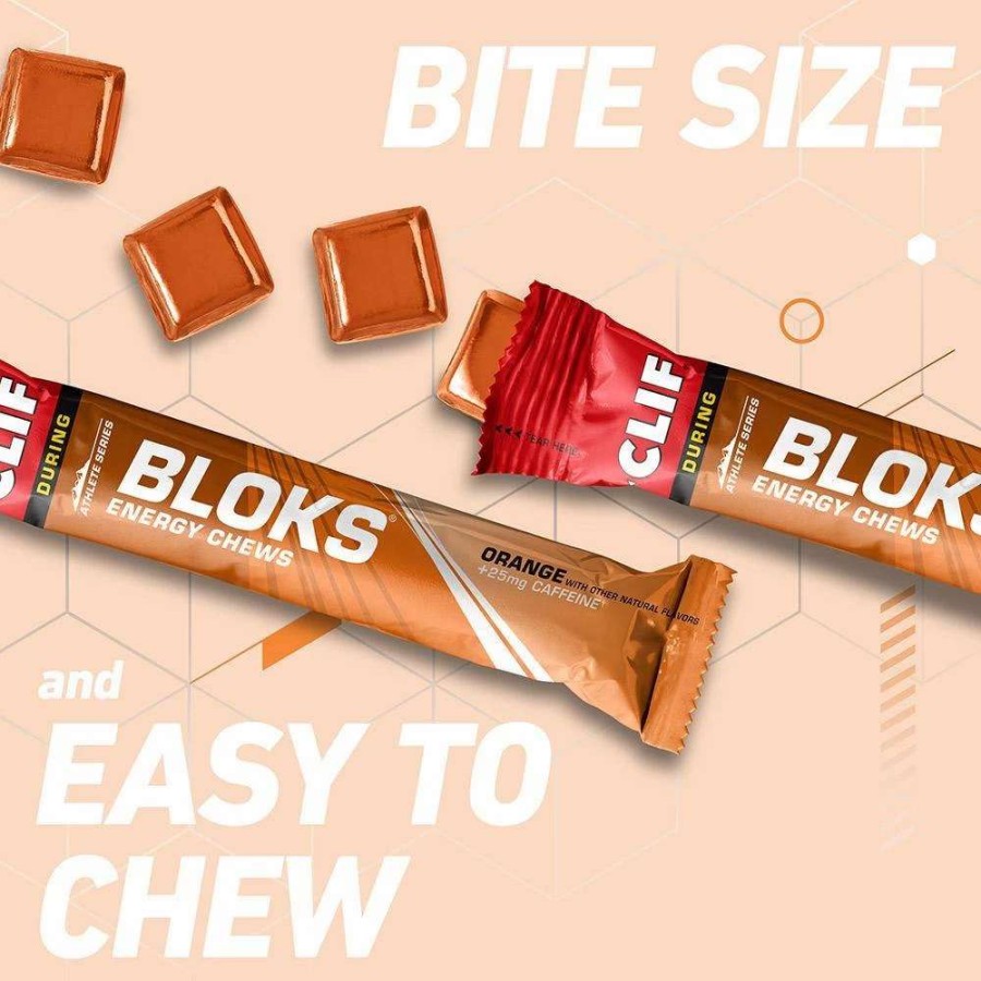 Essentials * | Clif Bar & Company Bloks Orange Clif-118065