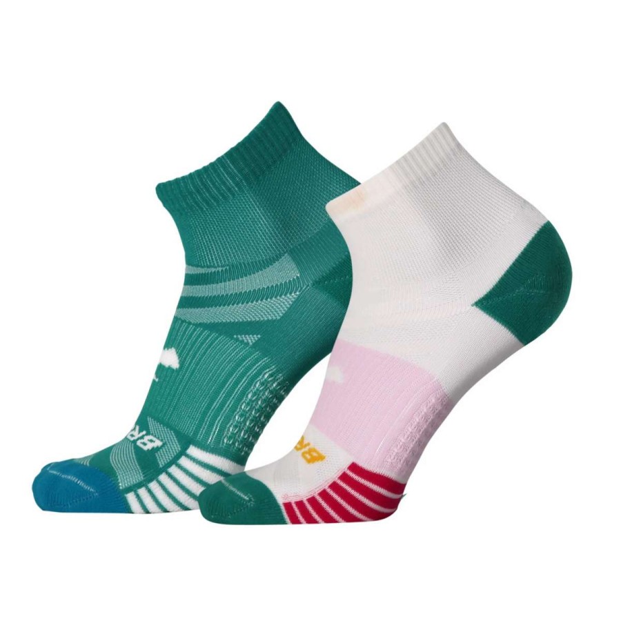 Essentials * | Brooks Ghost Lite Quarter 2 Pack Socks 280497-358