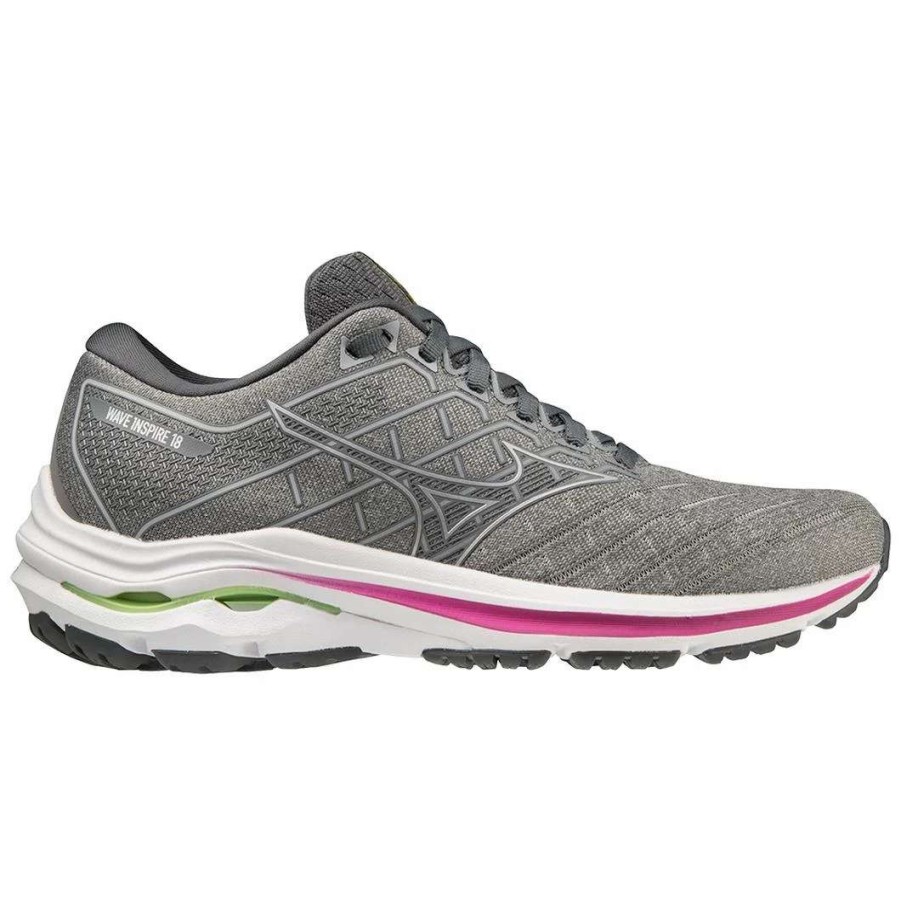 Footwear * | Women'S Mizuno Wave Inspire 18 (Wide D) 411361.Ug73