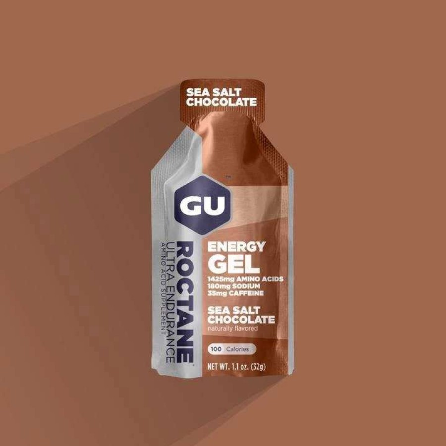 Essentials * | Gu Energy Roctane Gel Sea Salt Chocolate Gu-123904